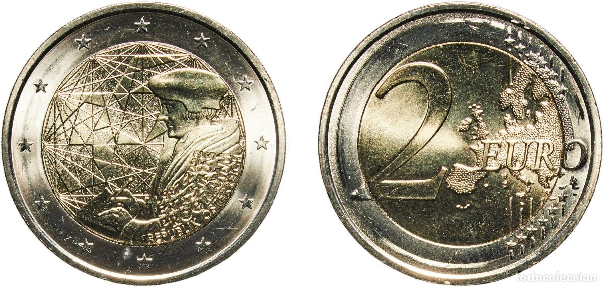 Material numism&aacute;tico: Austria Second Republic 2022 2 Euros (Erasmus Programme) Bimetallic: nickel brass clad nickel centr