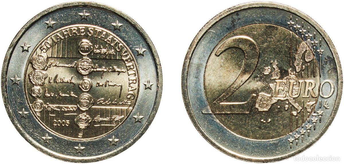 Material numism&aacute;tico: Austria Second Republic 2005 2 Euros (Austrian State Treaty) Bimetallic: nickel brass clad nickel c