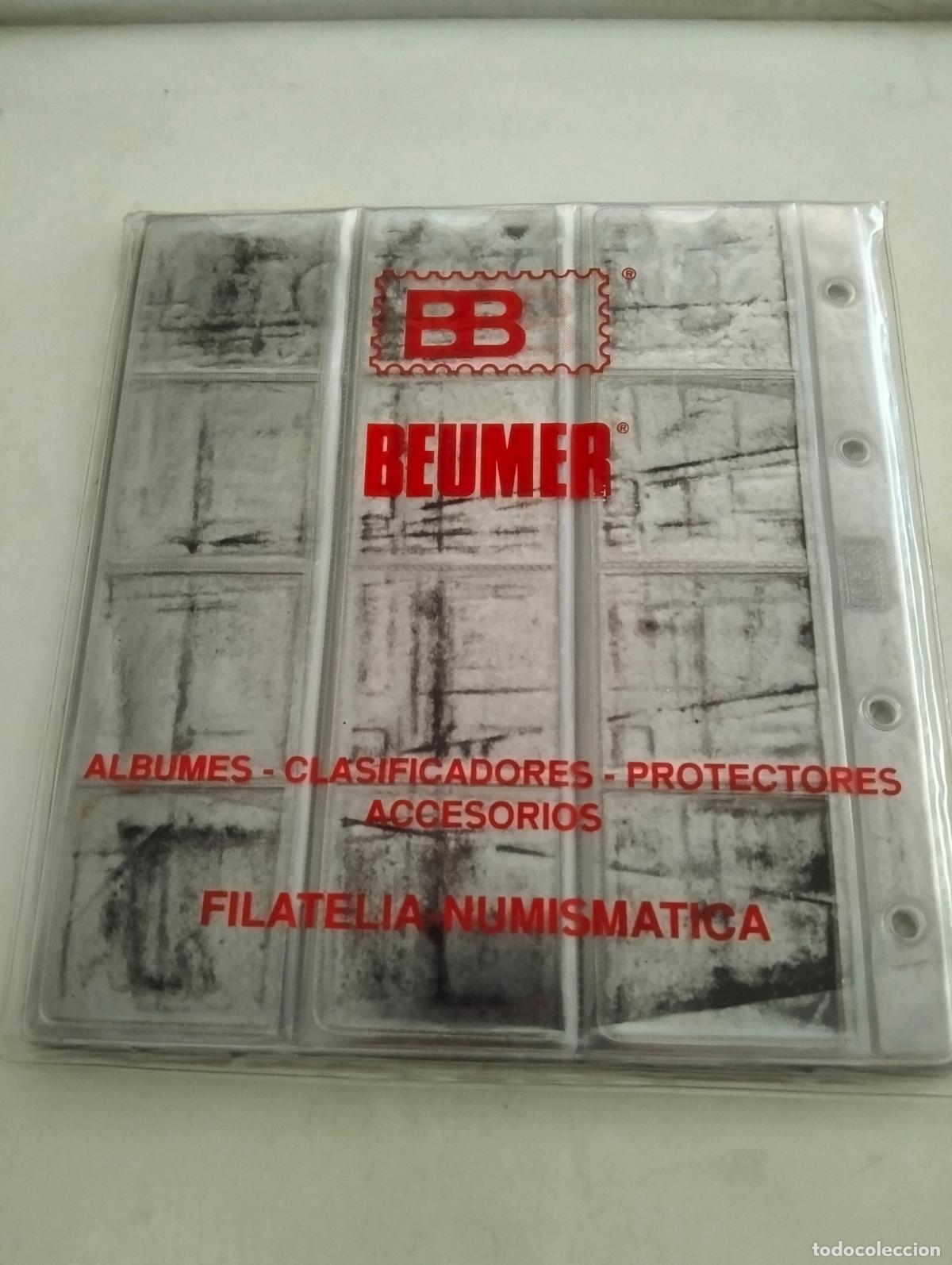 Material numism&aacute;tico: LOTE 10 FUNDAS DE PLASTICO BEUMER, 12 COMPARTIMIENTOS MONEDAS