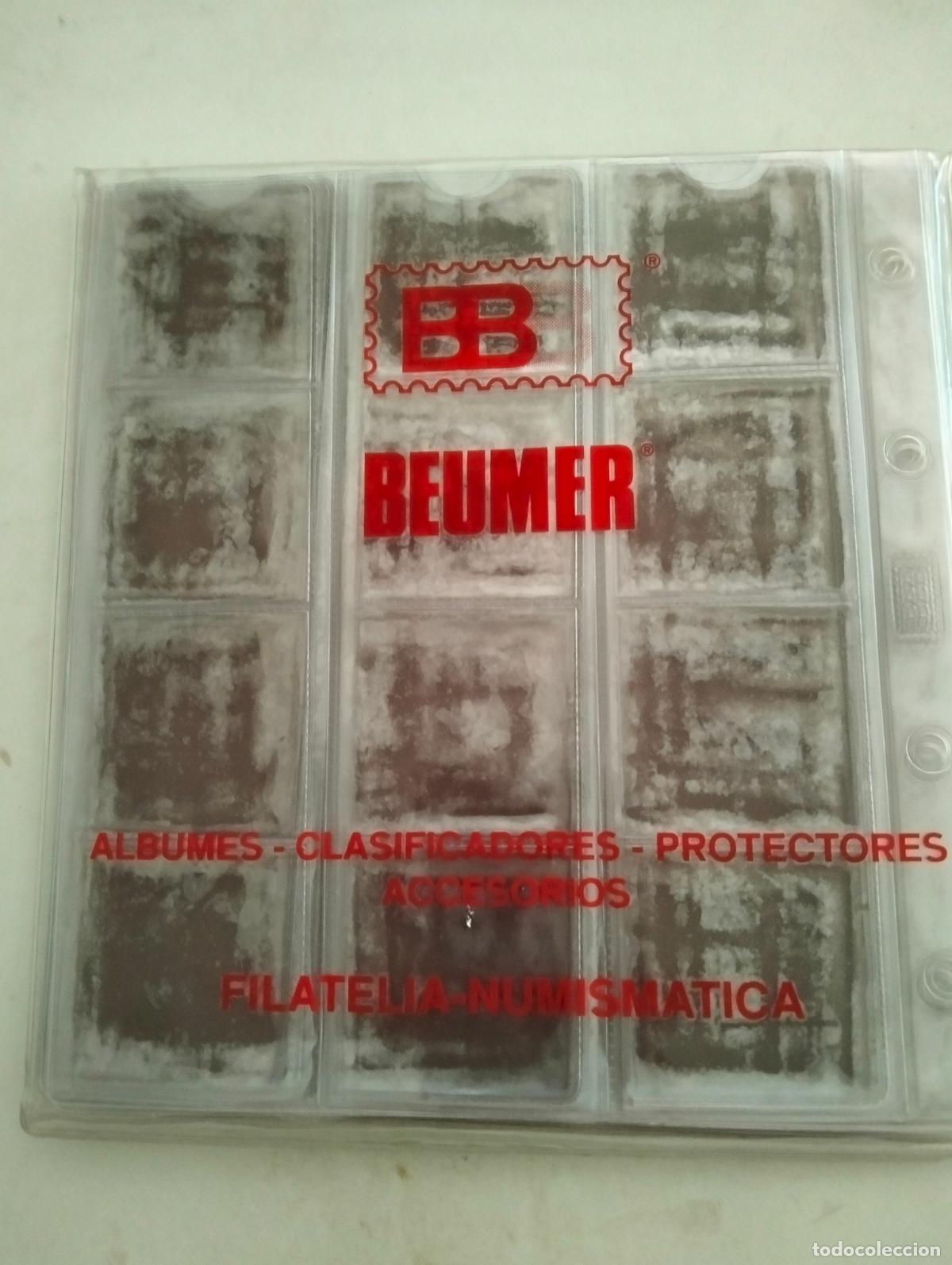 Material numism&aacute;tico: LOTE 10 FUNDAS DE PLASTICO BEUMER, 12 COMPARTIMIENTOS MONEDAS