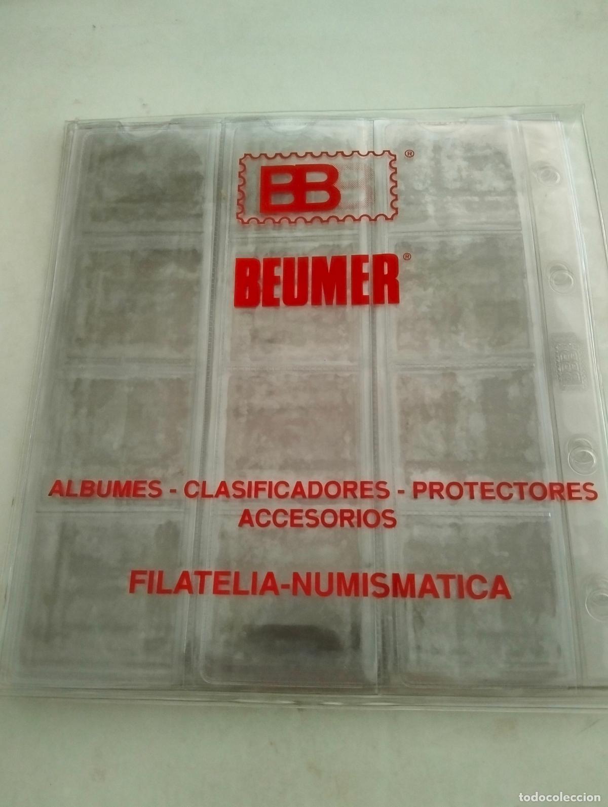 Material numism&aacute;tico: LOTE 5 FUNDAS DE PLASTICO BEUMER, 12 COMPARTIMIENTOS MONEDAS