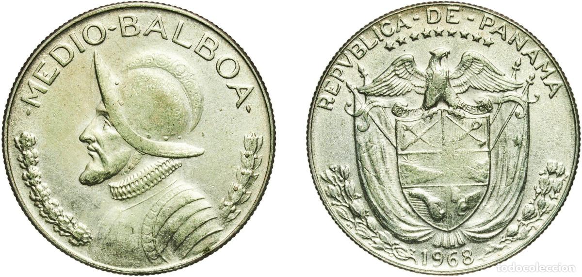 Material numism&aacute;tico: Panama Republic 1968 &frac12; Balboa Billon (.400 silver) (Copper .600) San Francisco Mint (1000000) 11.49