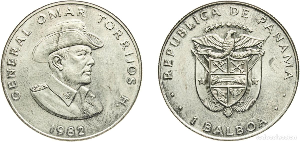 Material numism&aacute;tico: Panama Republic 1982 1 Balboa (General Torrijos) Copper-nickel (200000) 22.38g UNC KM 76