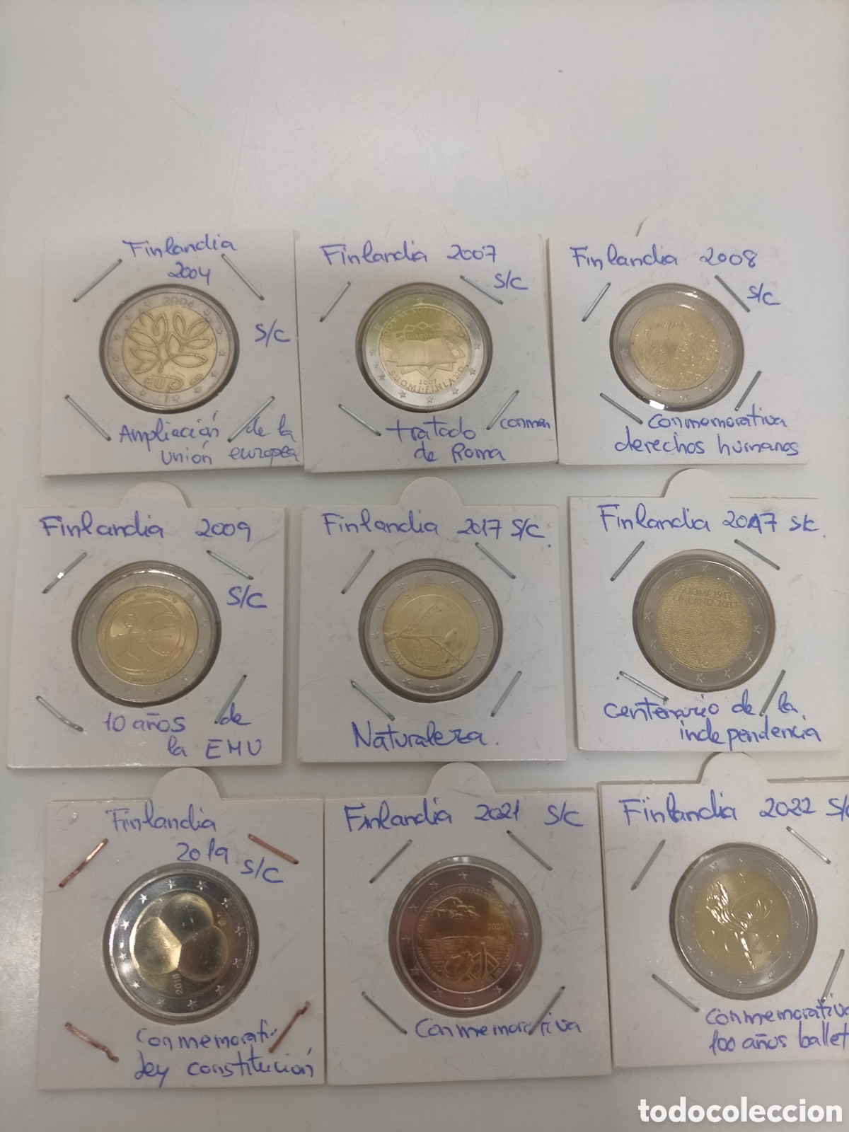 Material numism&aacute;tico: Lote monedas Finlandia