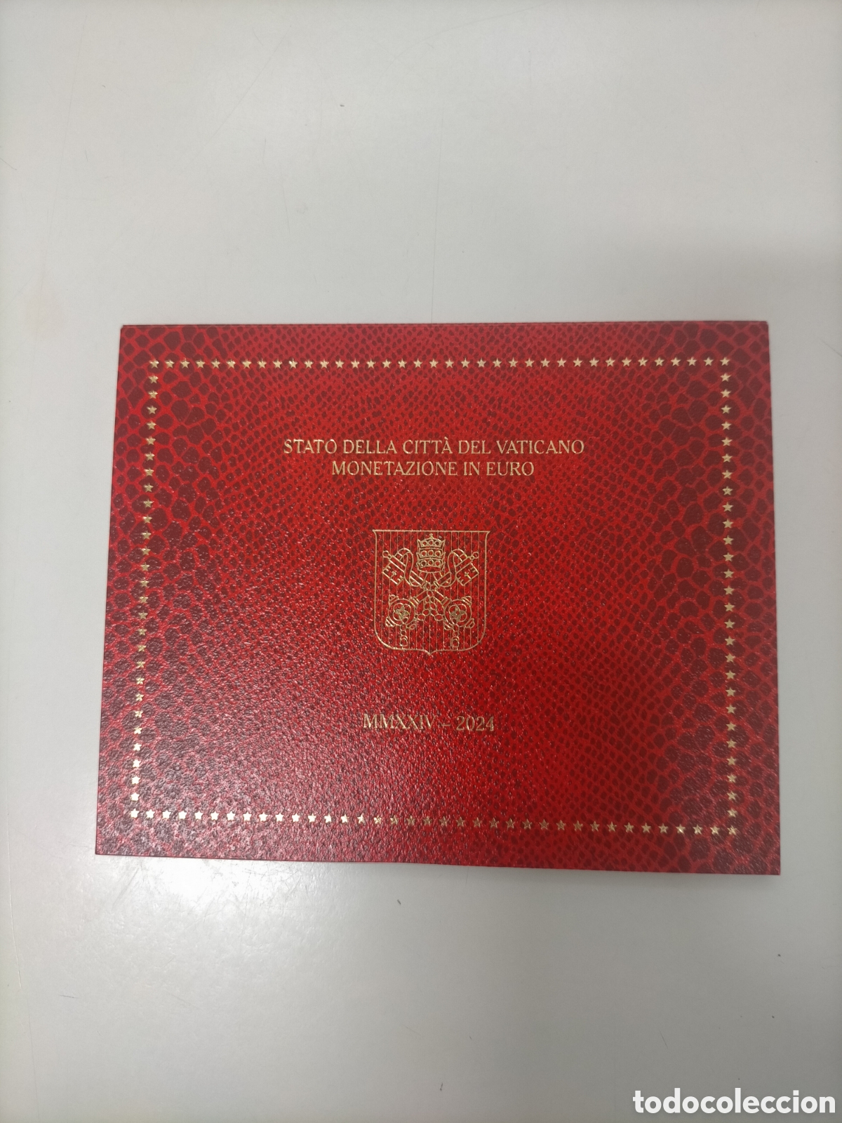 Numismatisches Material: Cartera de valores escudo de armas Papa Francisco I