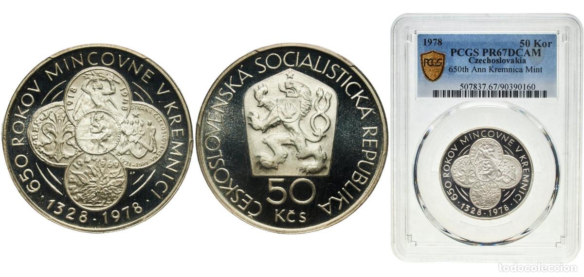 Material numism&aacute;tico: Czechoslovakia Socialist Republic 1978 50 Korun PROOF (Kremnica Mint) Silver (.700) (Copper .300) K