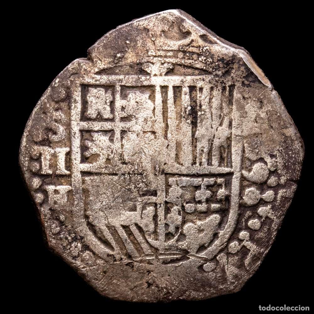 Material numism&aacute;tico: Felipe II (1556-1598). 2 reales. 1590. Sevilla. H. (Cal-413). Ag. 6,69 g. Escasa. MBC.