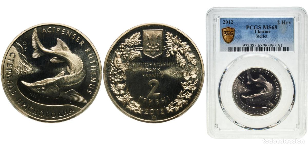 Material numism&aacute;tico: Ukraine Republic 2012 2 Hryvni (Sterlet) Nickel brass (German silver) National Bank of Ukraine Bank