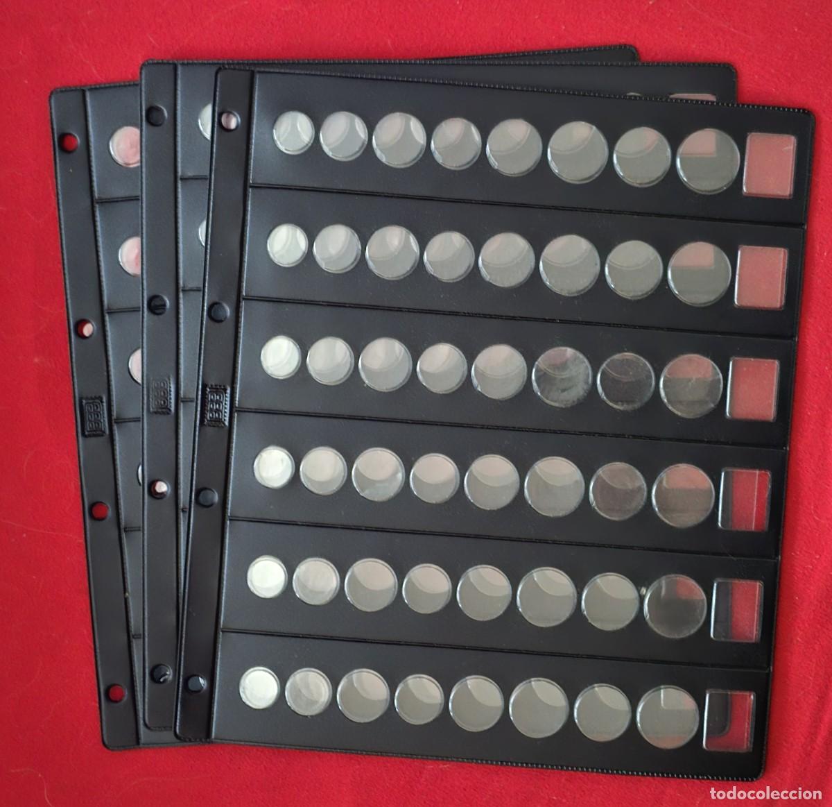Material numism&aacute;tico: Hoja Eurofolio para 6 SERIES COMPLETAS DE EURO (PACK DE 3 HOJAS)