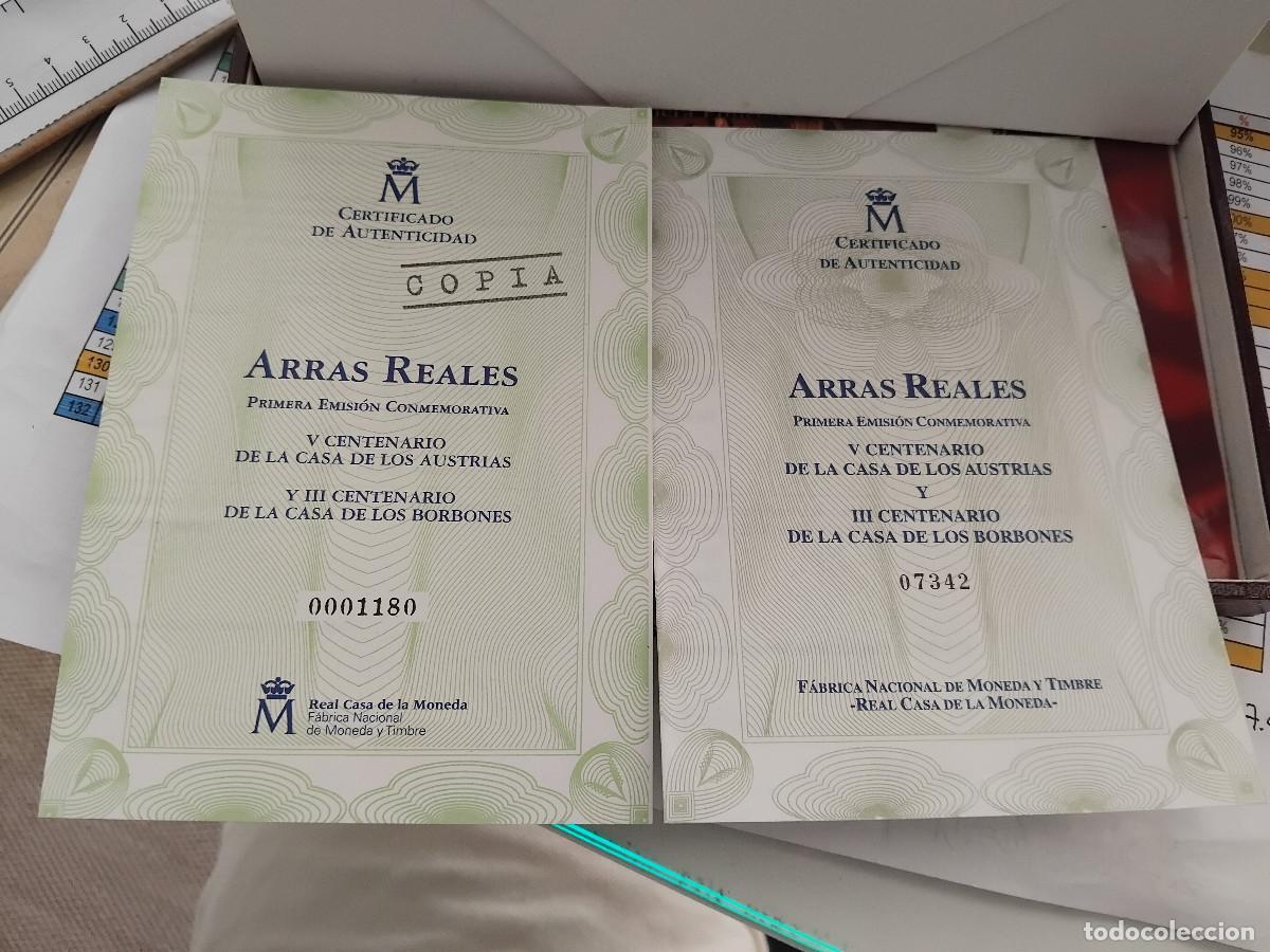 Material numism&aacute;tico: ARRAS PLATA BA&Ntilde;ADAS EN ORO - Foto 4