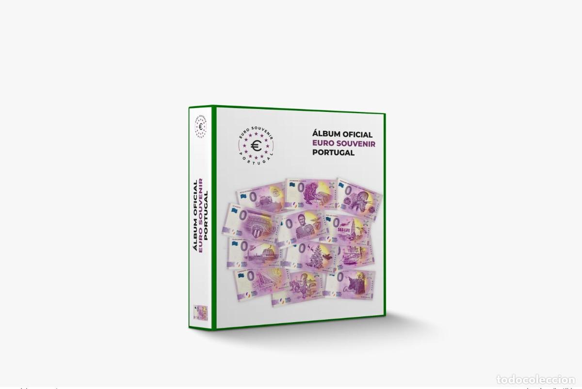 Material numism&aacute;tico: &Aacute;lbum vac&iacute;o de ABAFIL para entradas 0&euro; Souvenir Portugal (II)