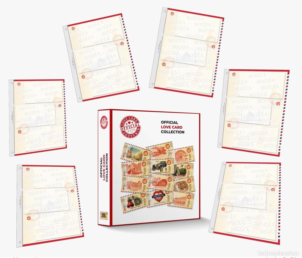 Material numism&aacute;tico: &Aacute;lbum ABAFIL + 50 hojas neutras para Love Card