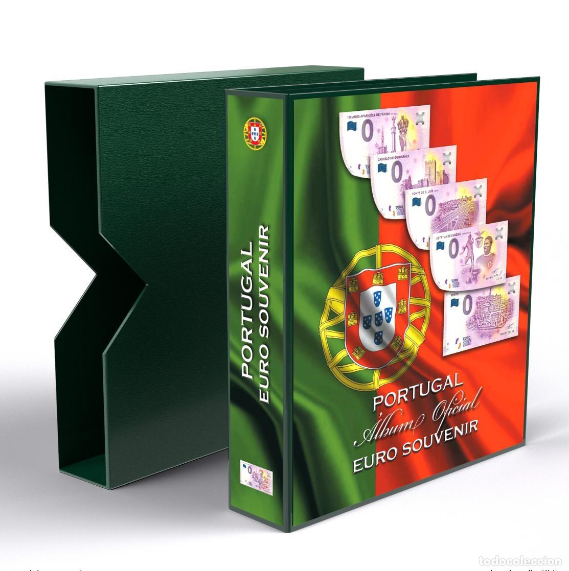 Material numism&aacute;tico: &Aacute;lbum &laquo;bandera&raquo; vac&iacute;o de ABAFIL por 0&euro; Entradas Souvenir Portugal con caja