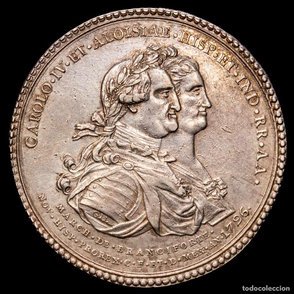 Material numism&aacute;tico: M&Eacute;XICO. Grove C-268 &ndash; El Caballito, 1796. XF+.- Plata. 14.8 gr. tenue p&aacute;tina oscura en periferias.