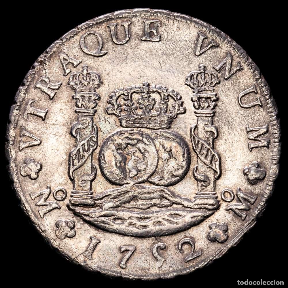 Material numism&aacute;tico: Fernando VI (1746-1759). 8 reales. 1752. M&eacute;xico. MF. (Cal-477). Ag. 27,06 g. EBC-.