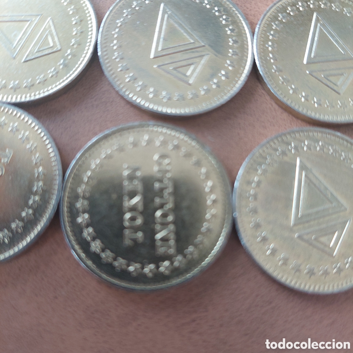 Material numism&aacute;tico: 31 monedas Token Gettone. - Foto 3