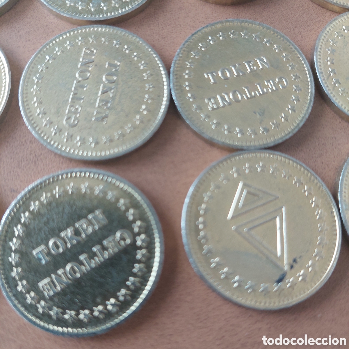 Material numism&aacute;tico: 31 monedas Token Gettone. - Foto 4