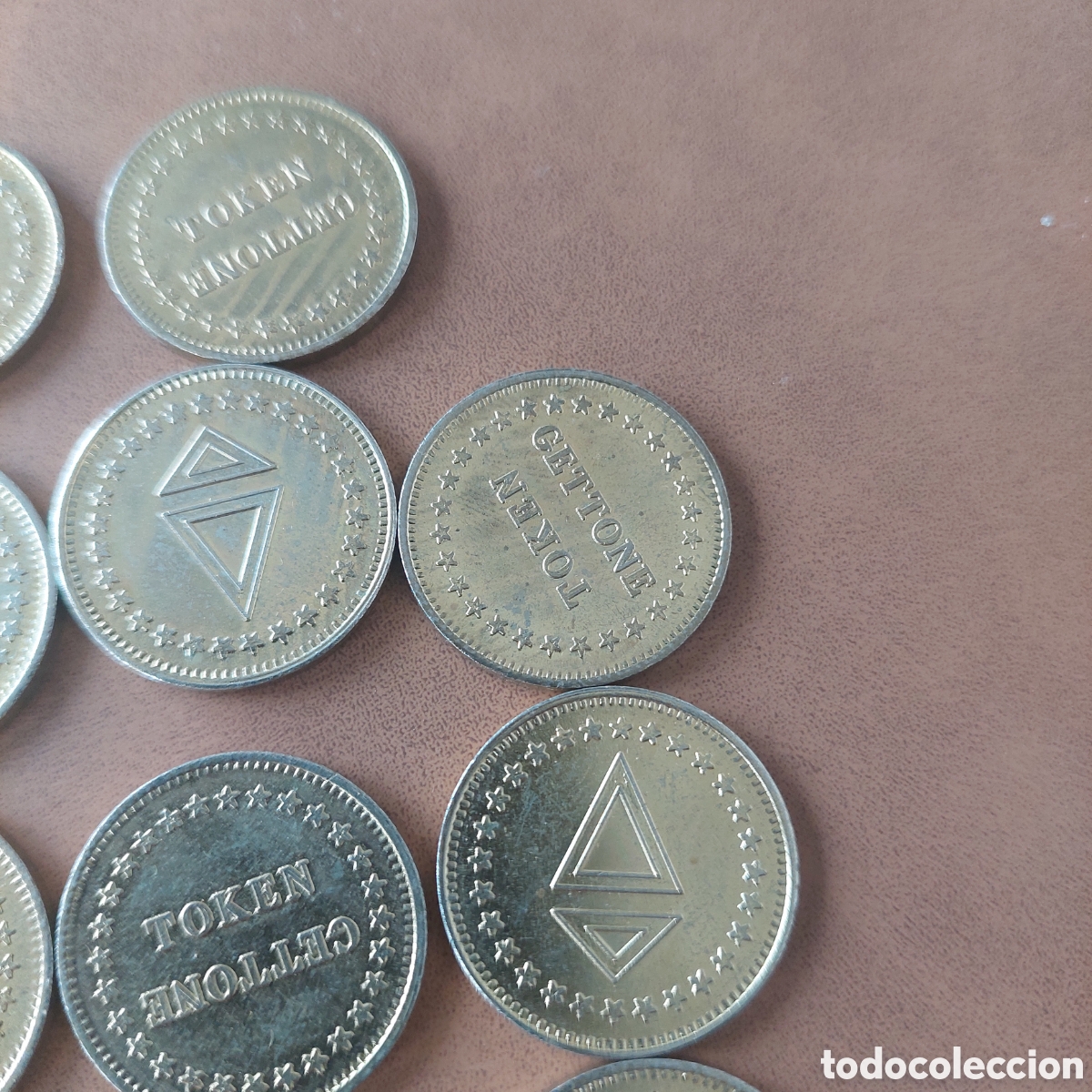 Material numism&aacute;tico: 31 monedas Token Gettone. - Foto 5