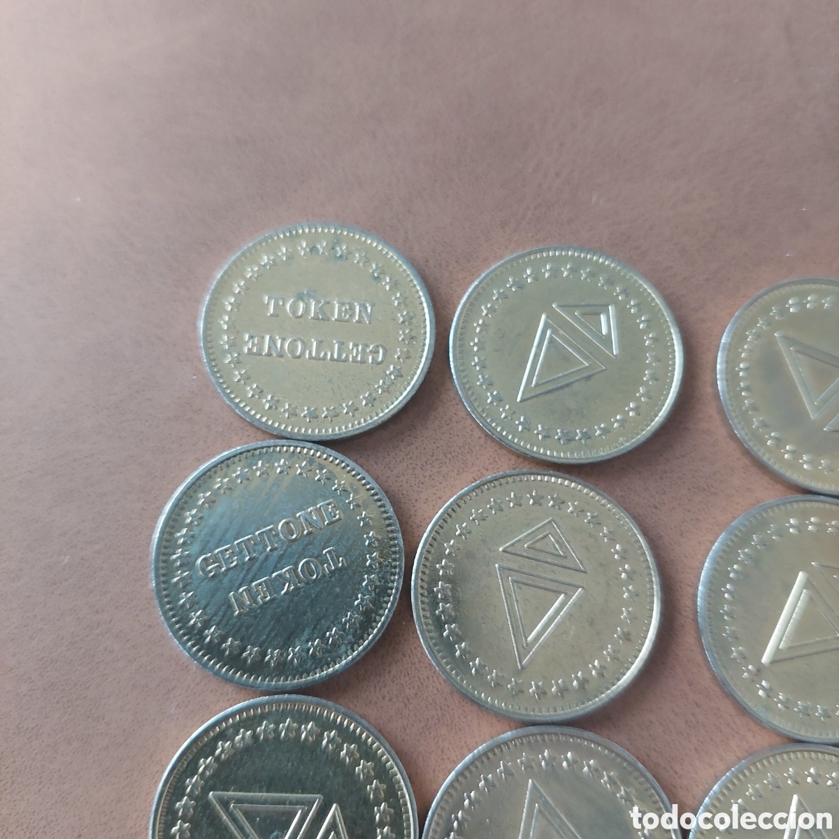Material numism&aacute;tico: 31 monedas Token Gettone. - Foto 7