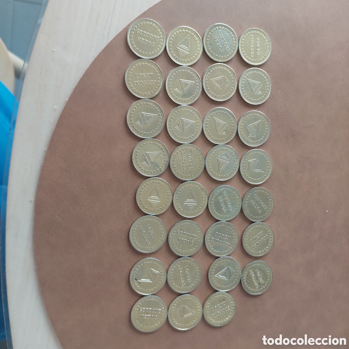 Material numism&aacute;tico: 31 monedas Token Gettone.