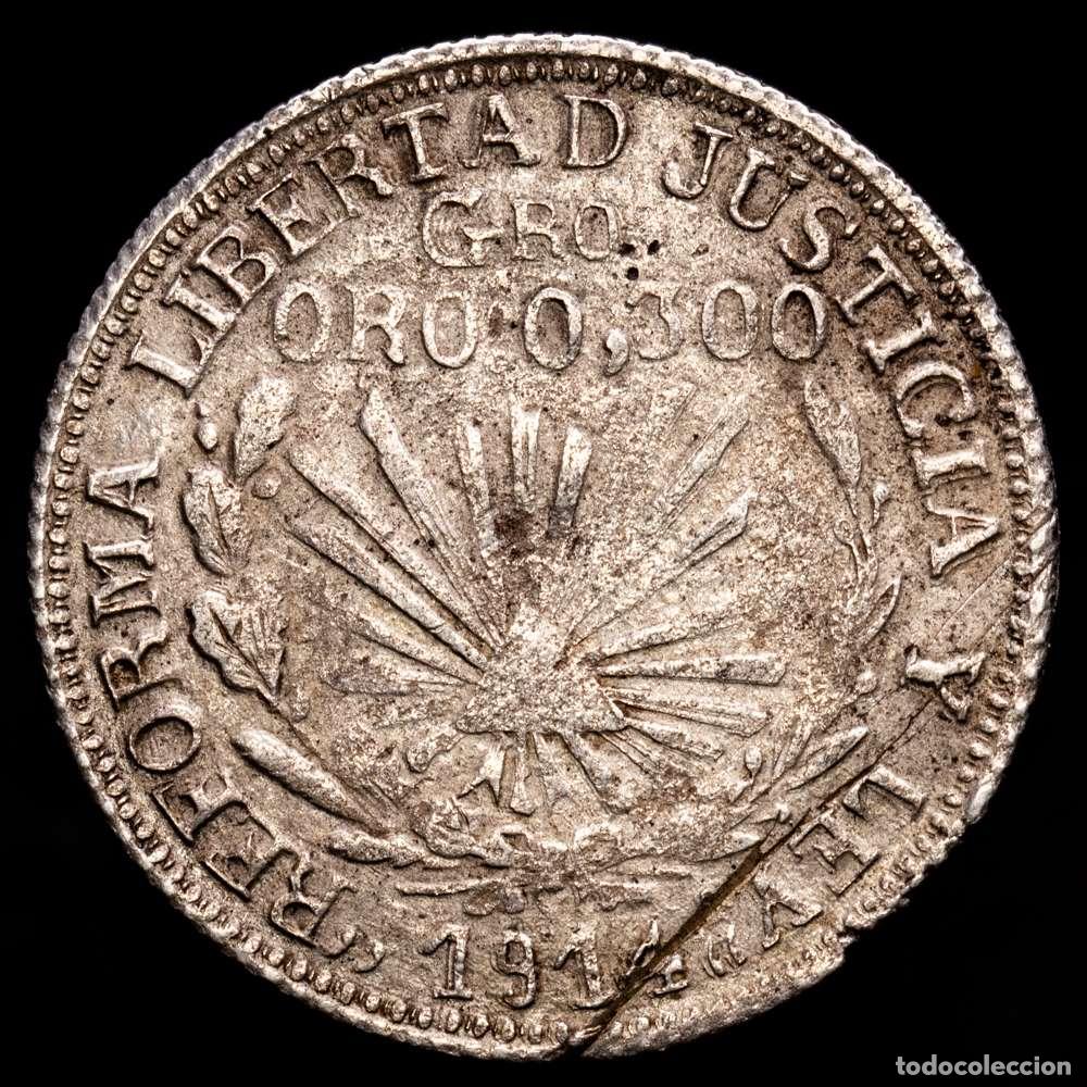 Material numism&aacute;tico: Mexico. 1 Peso. (12,89 g.). 1914.