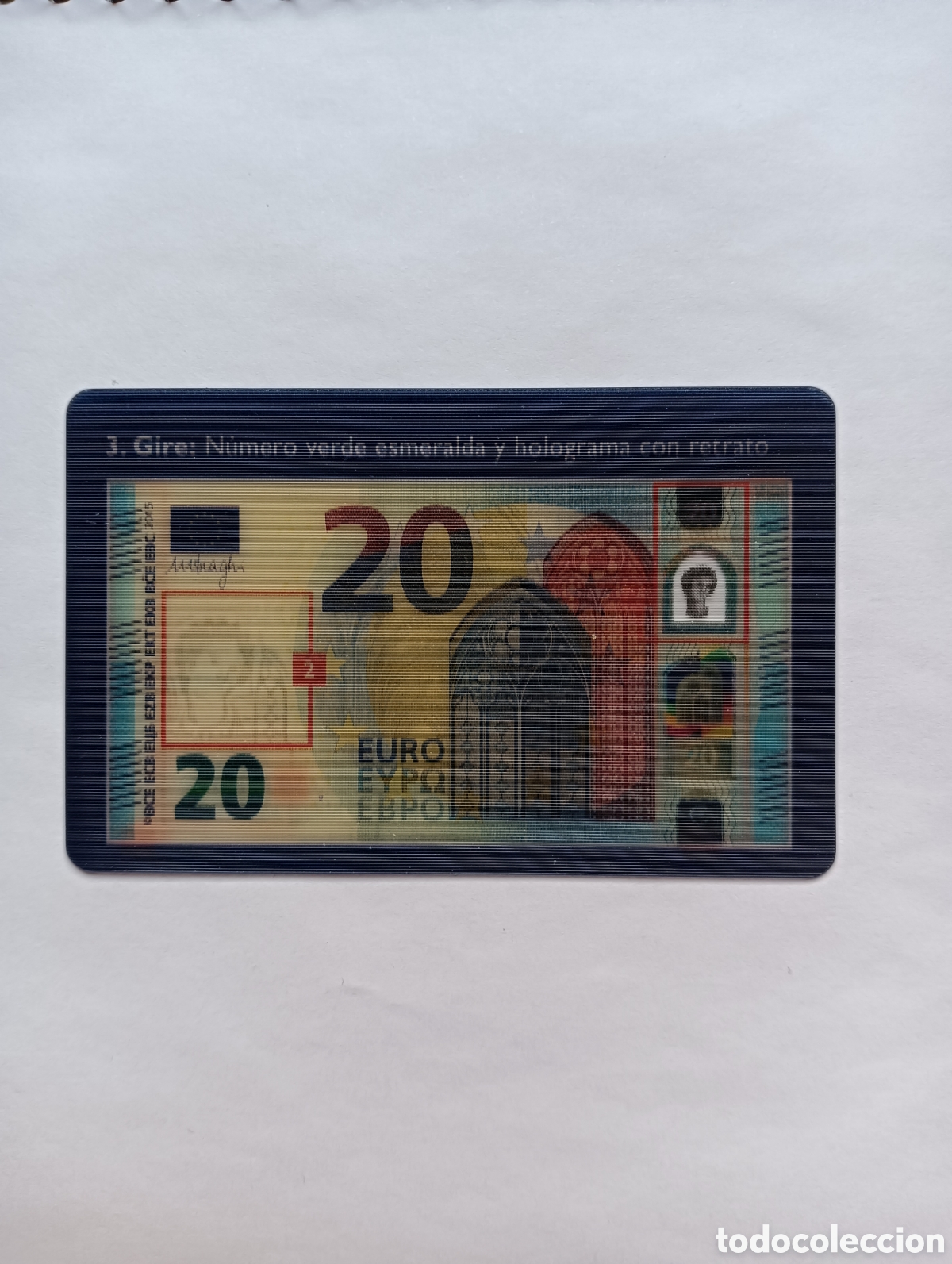 Material numism&aacute;tico: Comprobador de billetes falsos. Banco central europeo