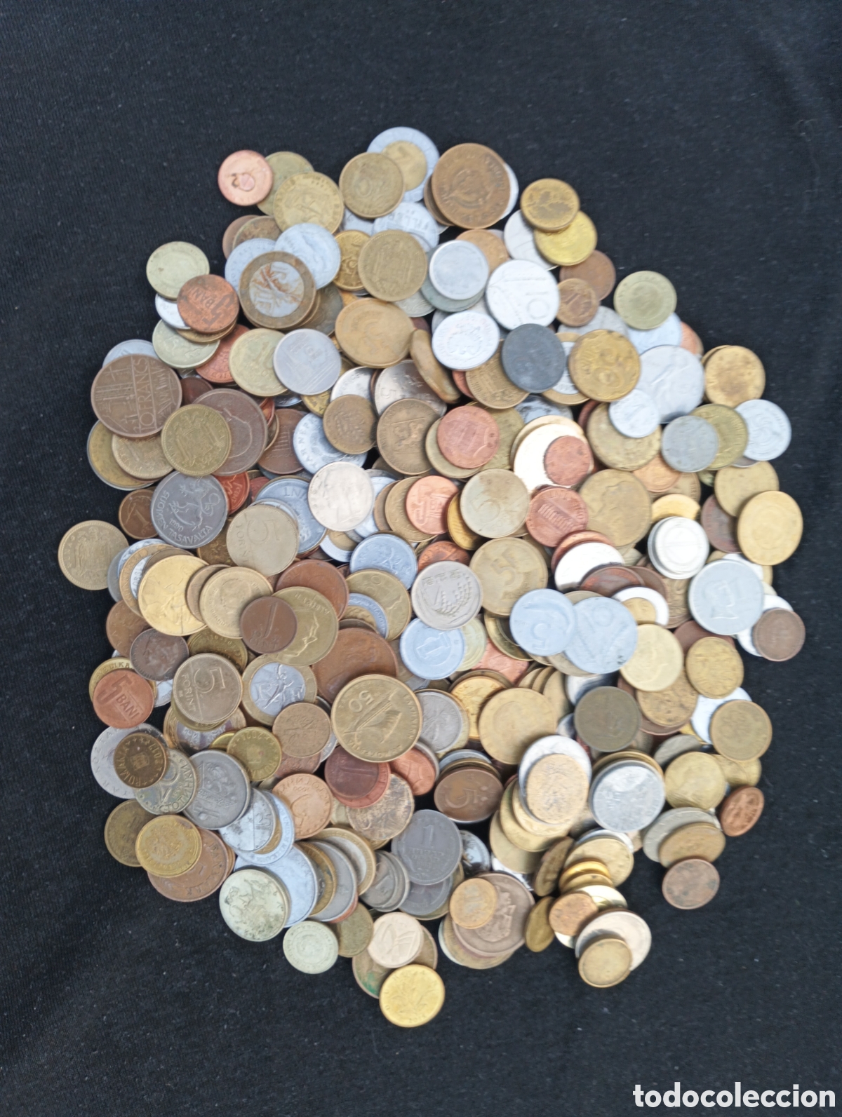 Material numism&aacute;tico: Lote 1600 gramos 1,6kg monedas del mundo lote 2