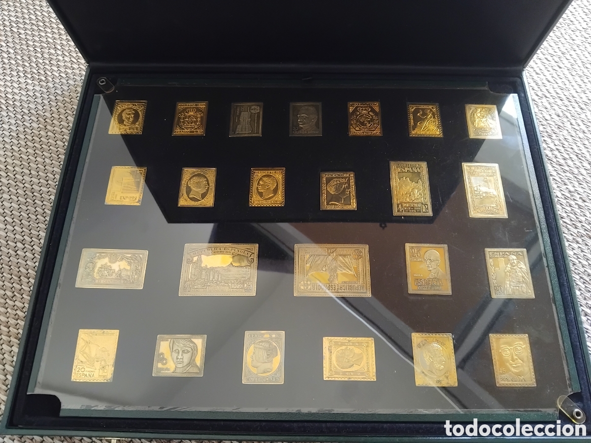 Material numism&aacute;tico: 150 a&ntilde;os de la sello en Espa&ntilde;a