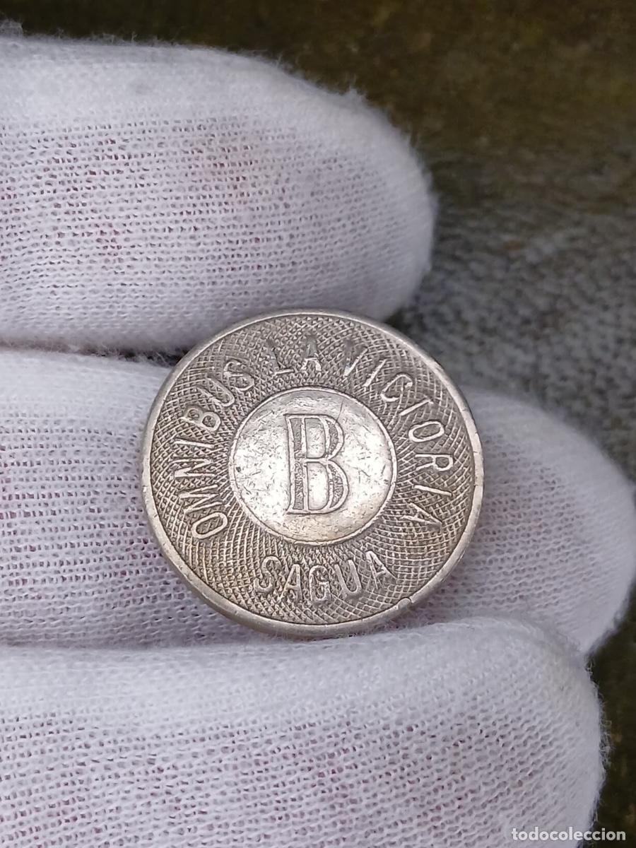 Material numism&aacute;tico: L3 tk 30. Cuba Ficha/Token Omnibus La Victoria Sagua La Grande