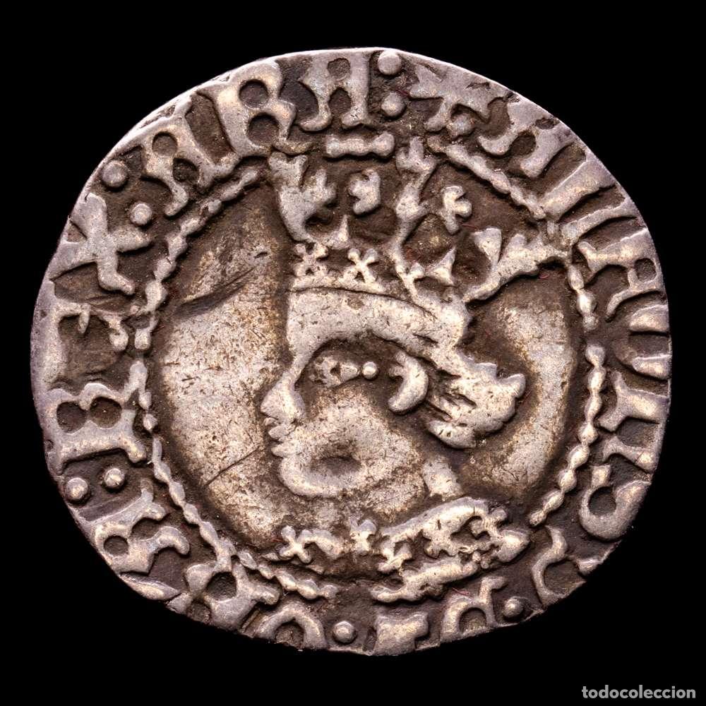 Material numism&aacute;tico: Alfonso IV (1416-1458). Perpi&ntilde;&aacute;n. Croat. (Cru.VS 825.9) (Cru.CG 2868l). Atractivo. 2,67 gramos. MBC.