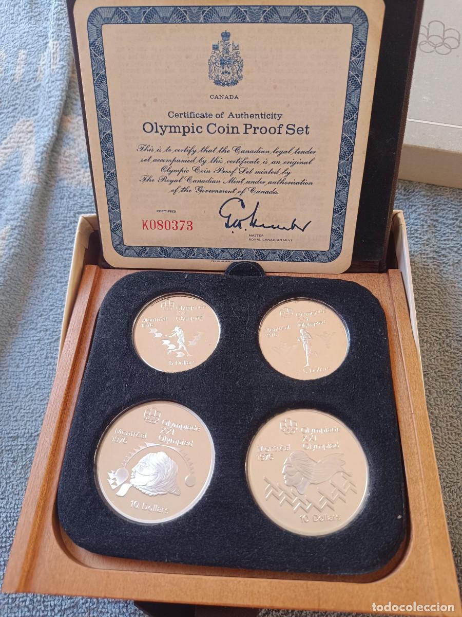 Material numism&aacute;tico: Monedas olimpiadas 1976. Con certificado. - Foto 2