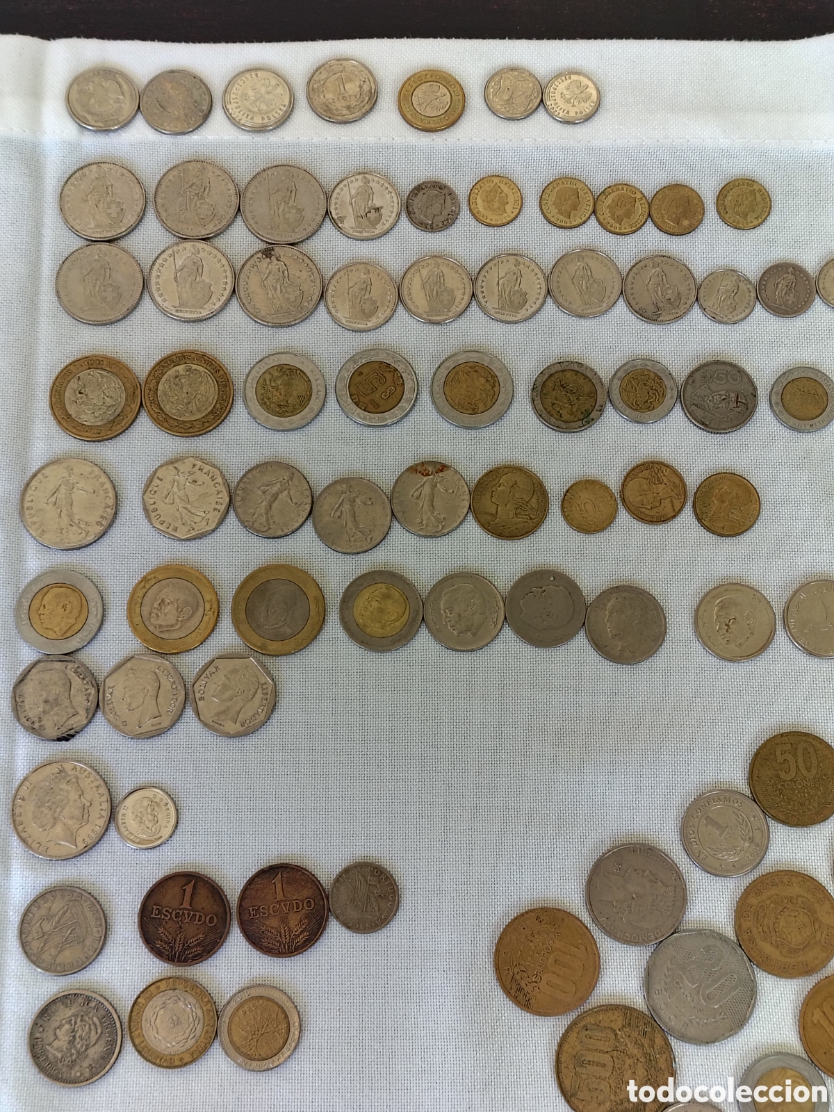 Material numism&aacute;tico: LOTE DE MONEDAS INTERNACIONALES DE 33 PAISES - Foto 3
