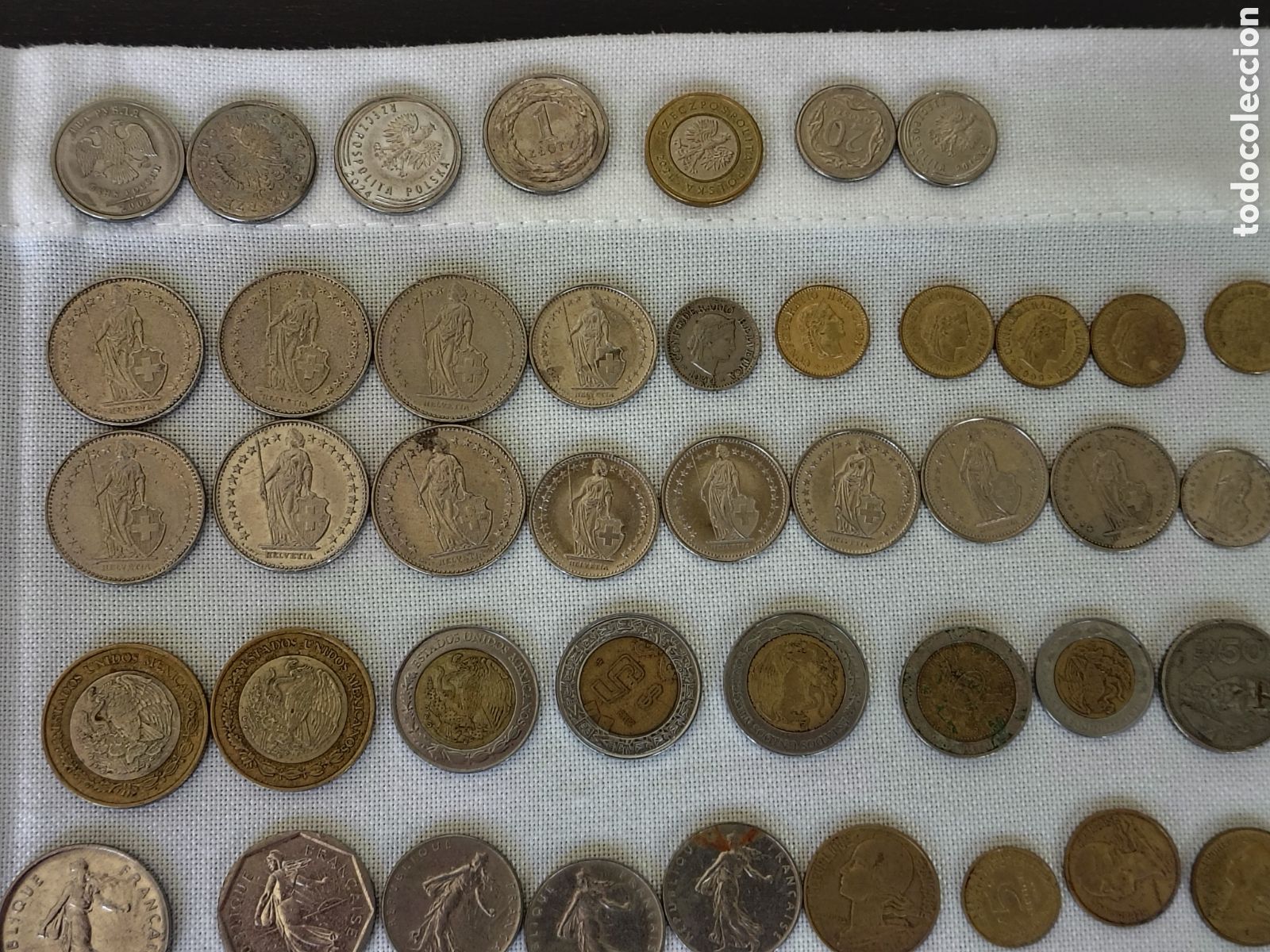 Material numism&aacute;tico: LOTE DE MONEDAS INTERNACIONALES DE 33 PAISES