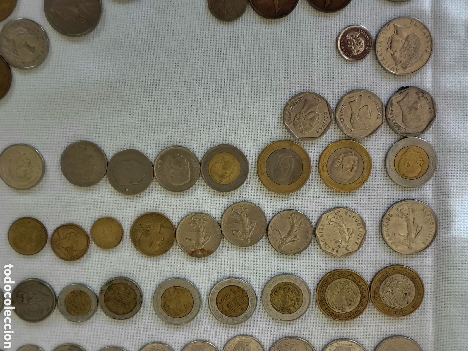 Material numism&aacute;tico: LOTE DE MONEDAS INTERNACIONALES DE 33 PAISES - Foto 6