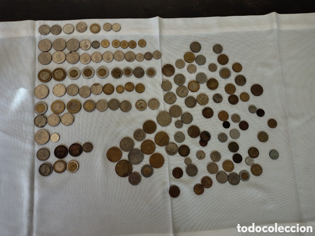 Material numism&aacute;tico: LOTE DE MONEDAS INTERNACIONALES DE 33 PAISES - Foto 2