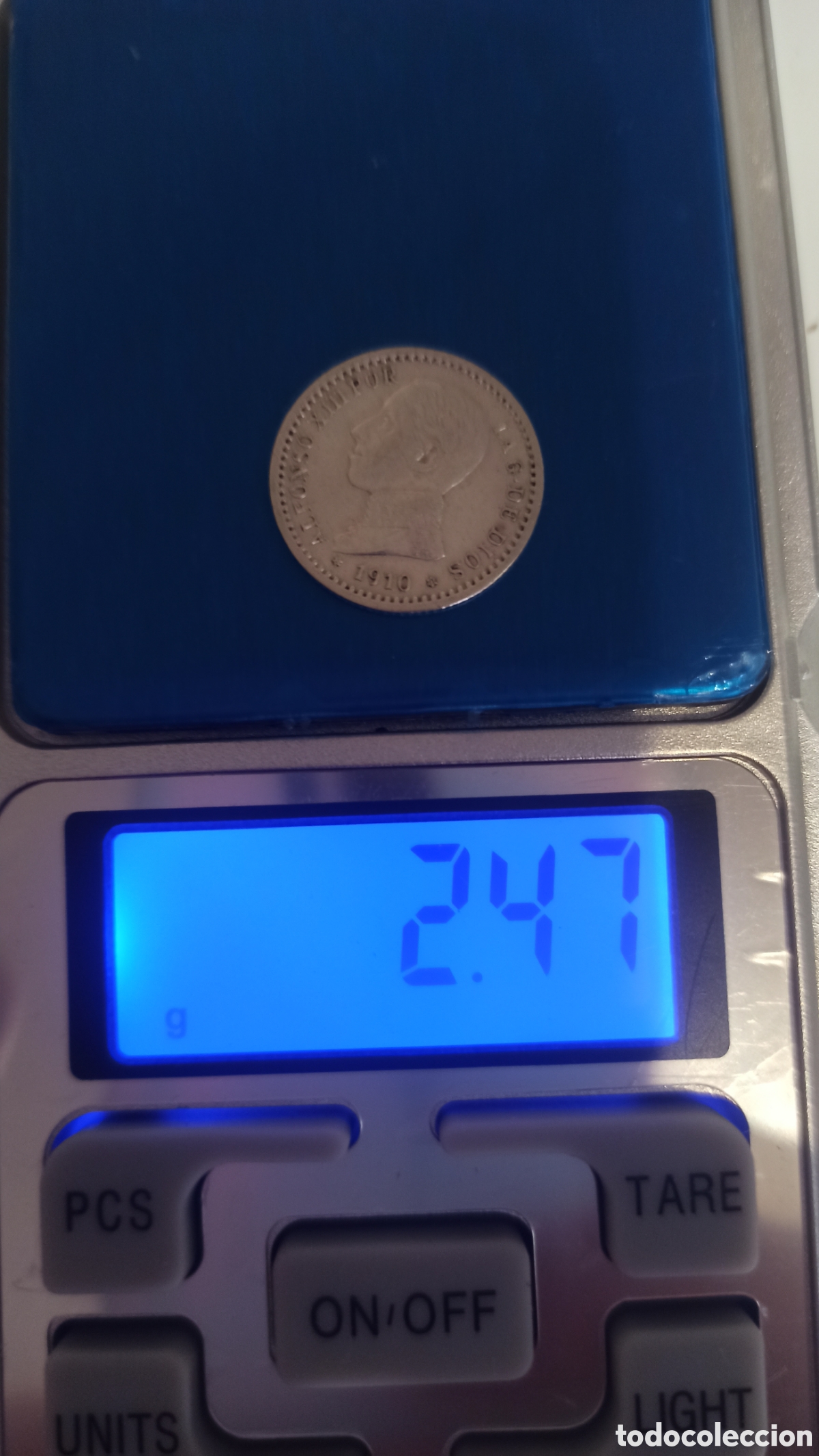Material numism&aacute;tico: Moneda 50 centimos plata 1910 Alfonso XIII - Foto 5