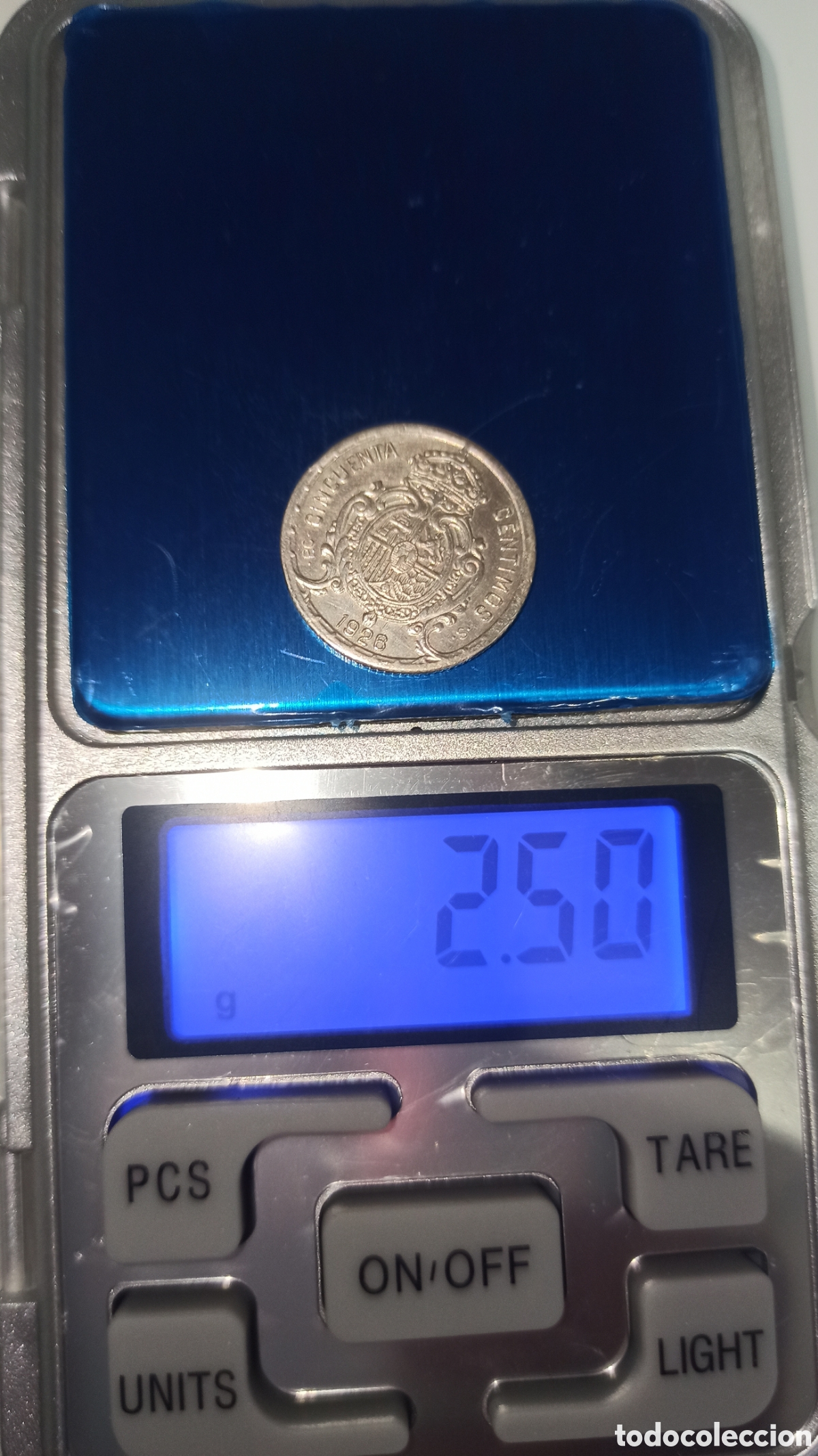 Material numism&aacute;tico: Moneda 50 centimos Alfonso XIII 1926 - Foto 3