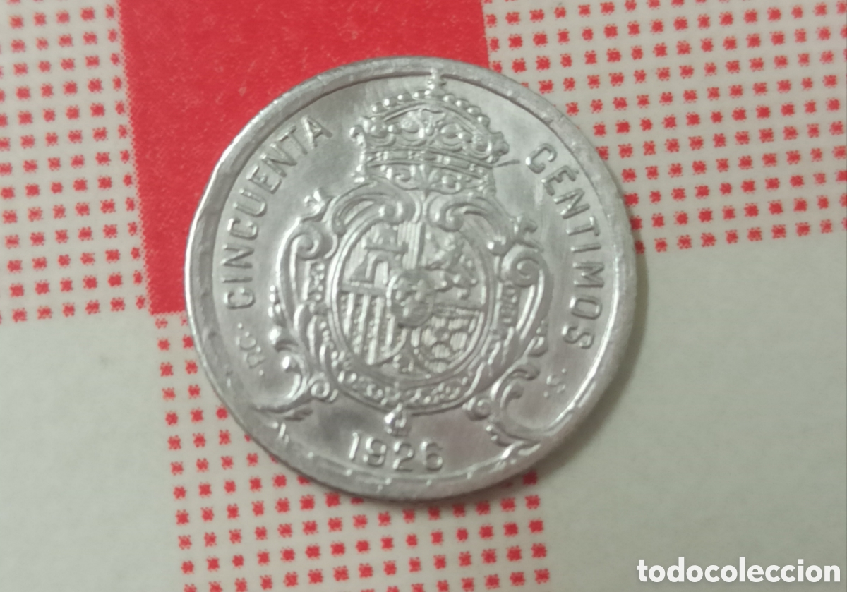 Moneda 50 centimos Alfonso XIII 1926