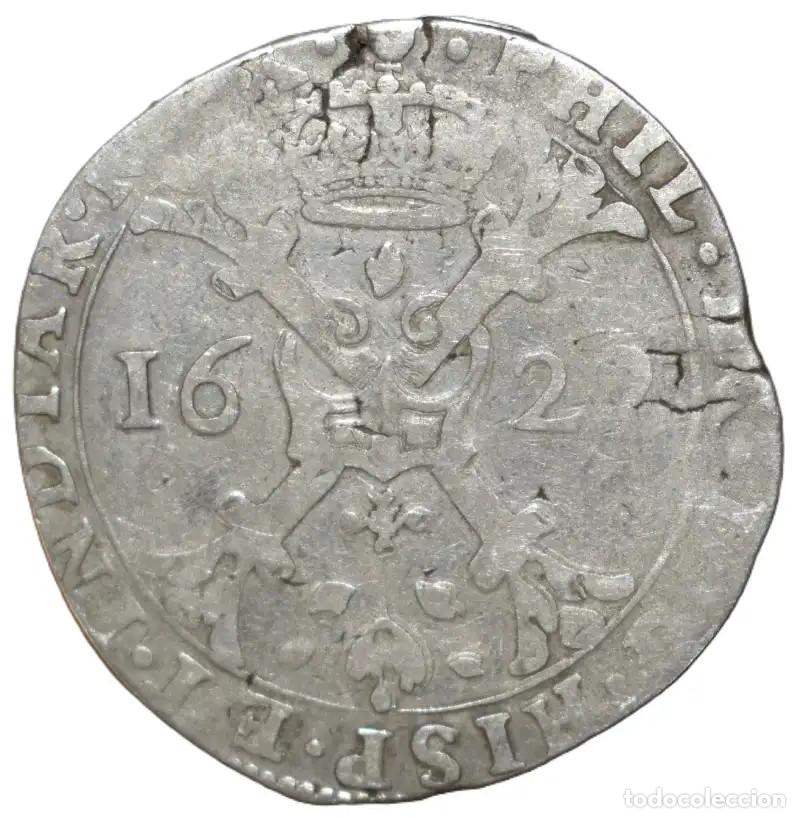 Material numism&aacute;tico: Patag&oacute;n de 1622. Felipe IV. Ceca de Amberes