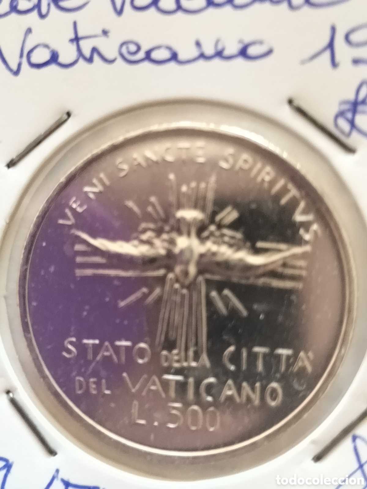 Material numism&aacute;tico: Moneta Vaticano Sede Vacante settembre 1978 lire 500 argento