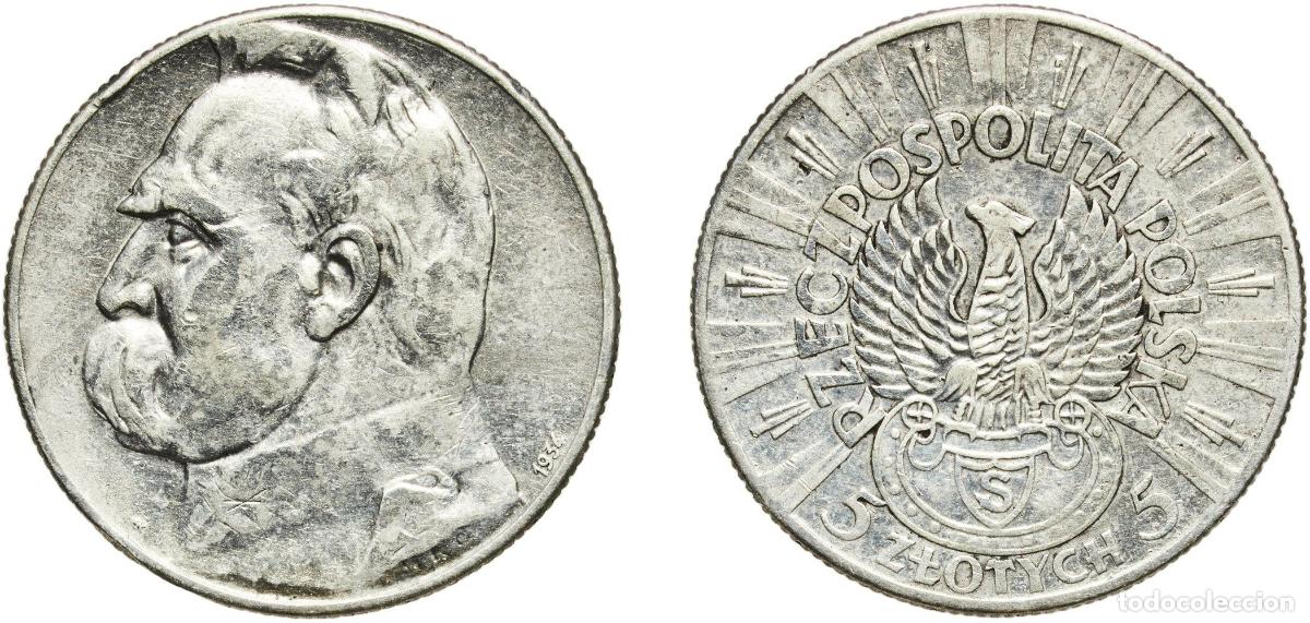 Material numism&aacute;tico: Poland Second Republic 1934 5 Złotych (J&oacute;zef Piłsudski - Rifle Corps) Silver (.750) (300000) 10.83g