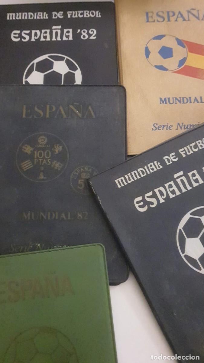 Material numism&aacute;tico: LOTE 5 FUNDAS VAC&Iacute;AS SERIE NUMISM&Aacute;TICA MUNDIAL ESPA&Ntilde;A 82
