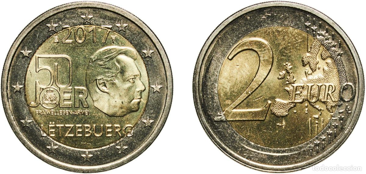 Material numism&aacute;tico: Luxembourg 2017 2 Euros - Henri I (Volunteer Army) Bimetallic: nickel brass clad nickel centre in c