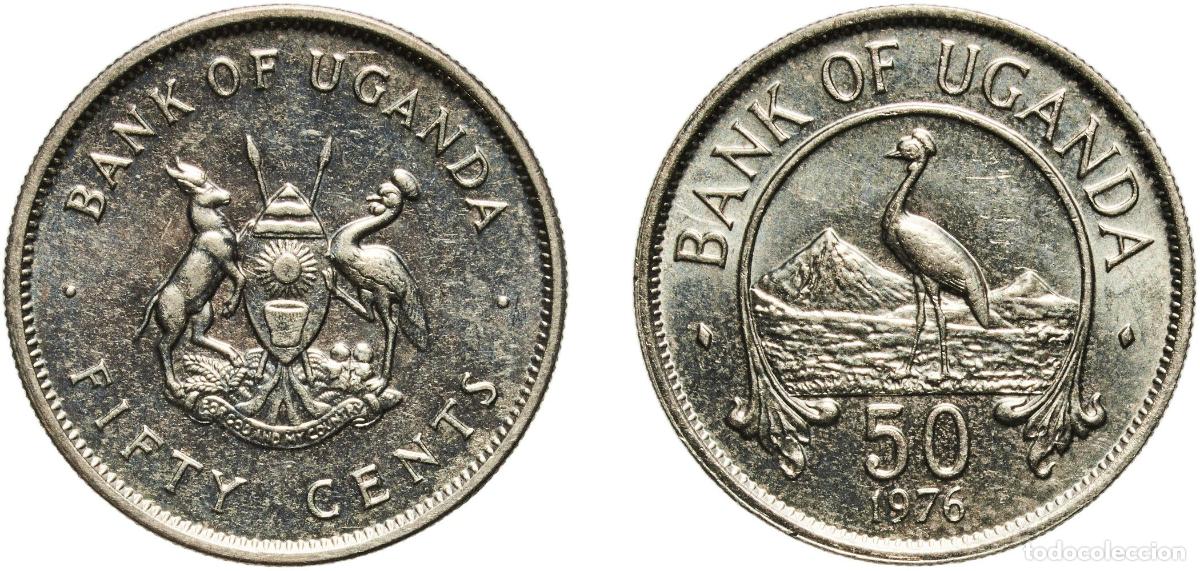 Material numism&aacute;tico: Uganda Republic 1976 1 Shilling (Magnetic) Copper-nickel plated steel (10000000) 4g UNC KM 5a