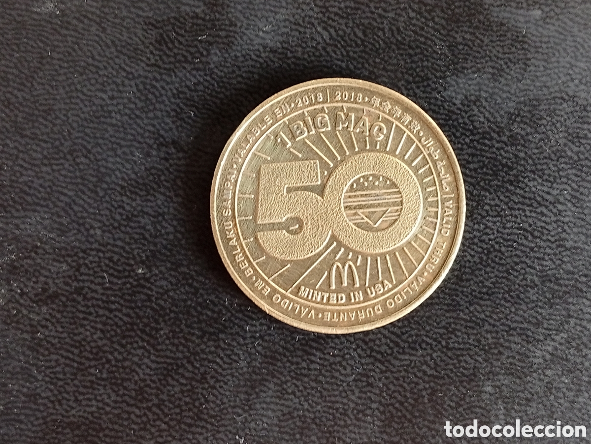 Material numism&aacute;tico: McDonalds 50 Years Of Big Mac Collectors Coin Anniversary 1978-1988