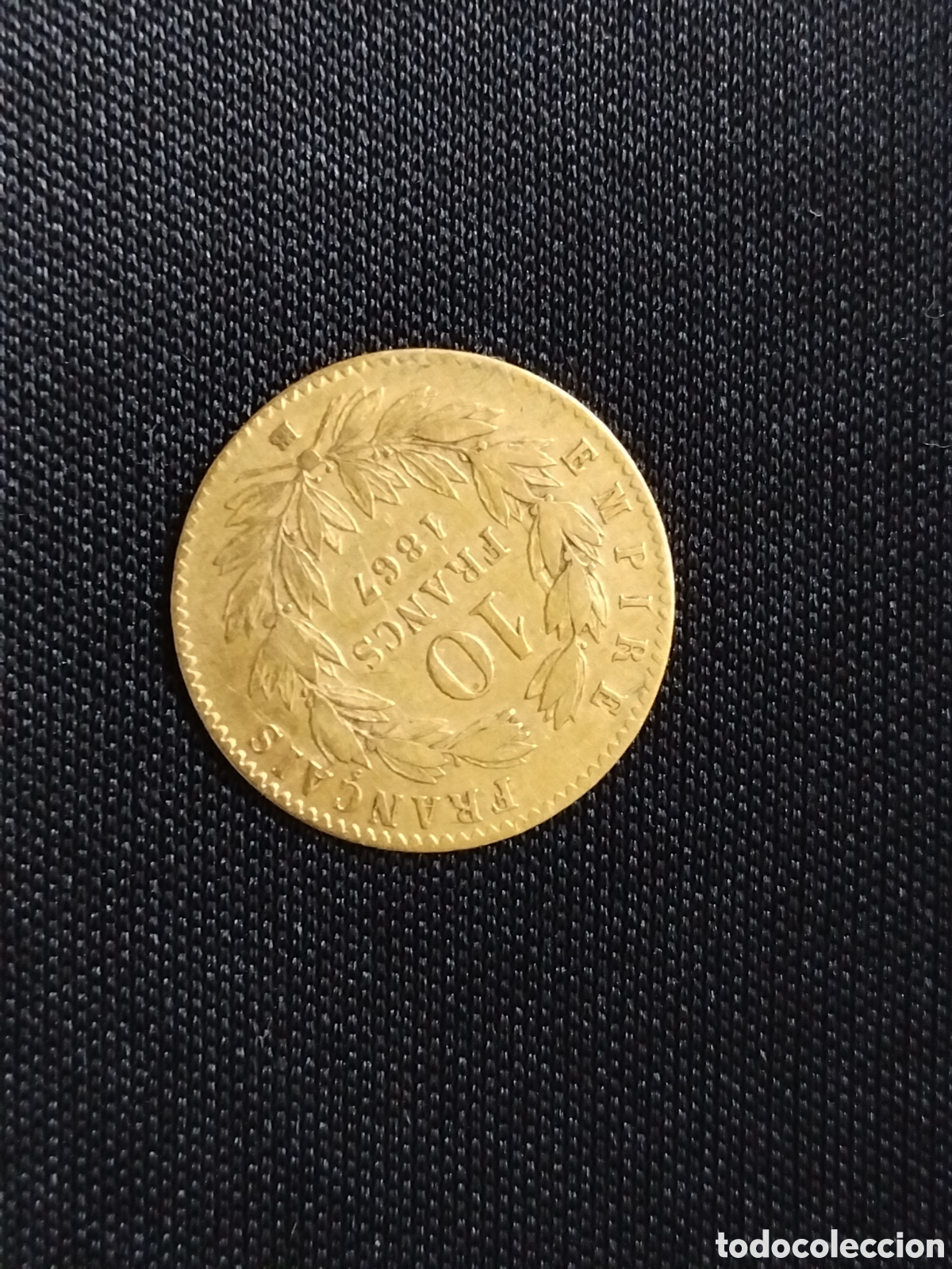 Material numism&aacute;tico: Napoleon 10 Francos 1867A - Foto 2