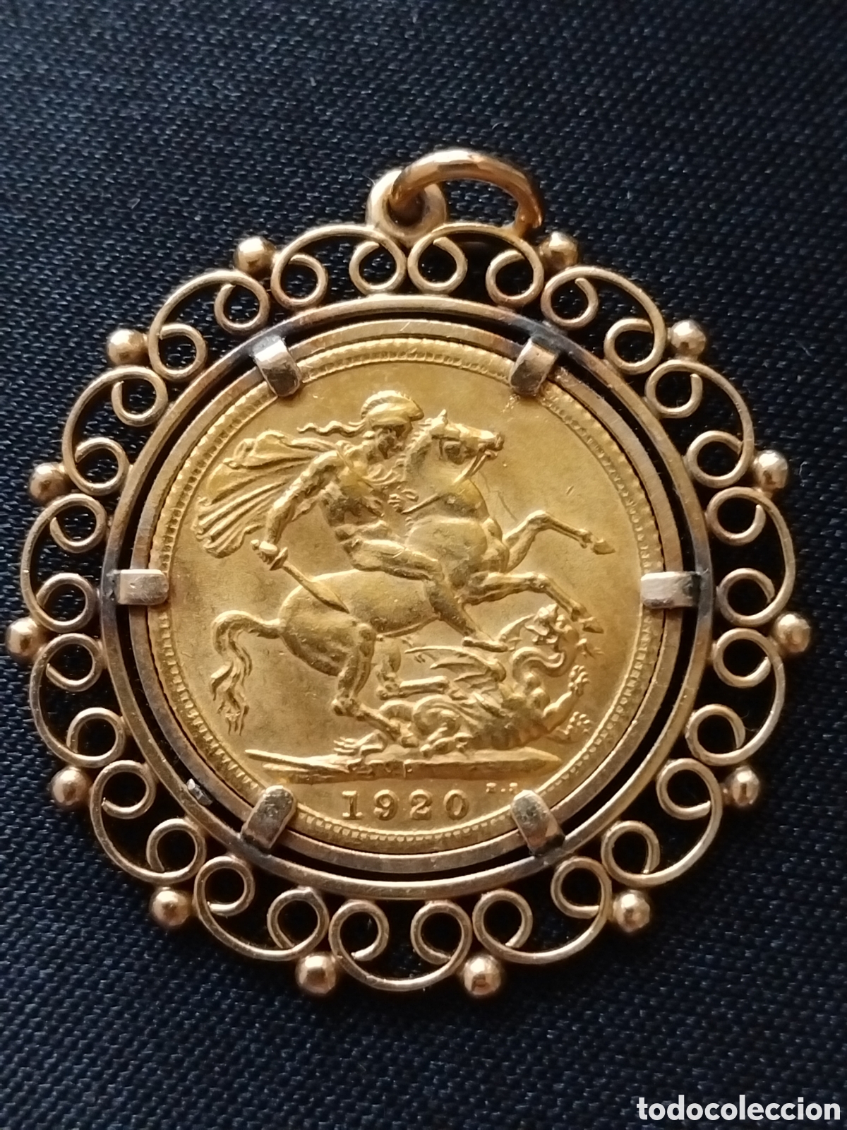 Material numism&aacute;tico: Colgante porta monedas - Foto 2