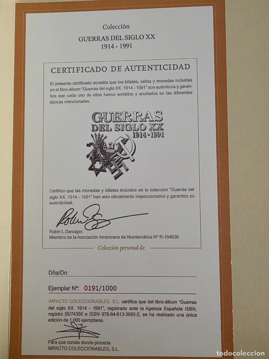 Material numism&aacute;tico: Guerras del siglo XX Tomo Monedas y Sellos - Foto 3