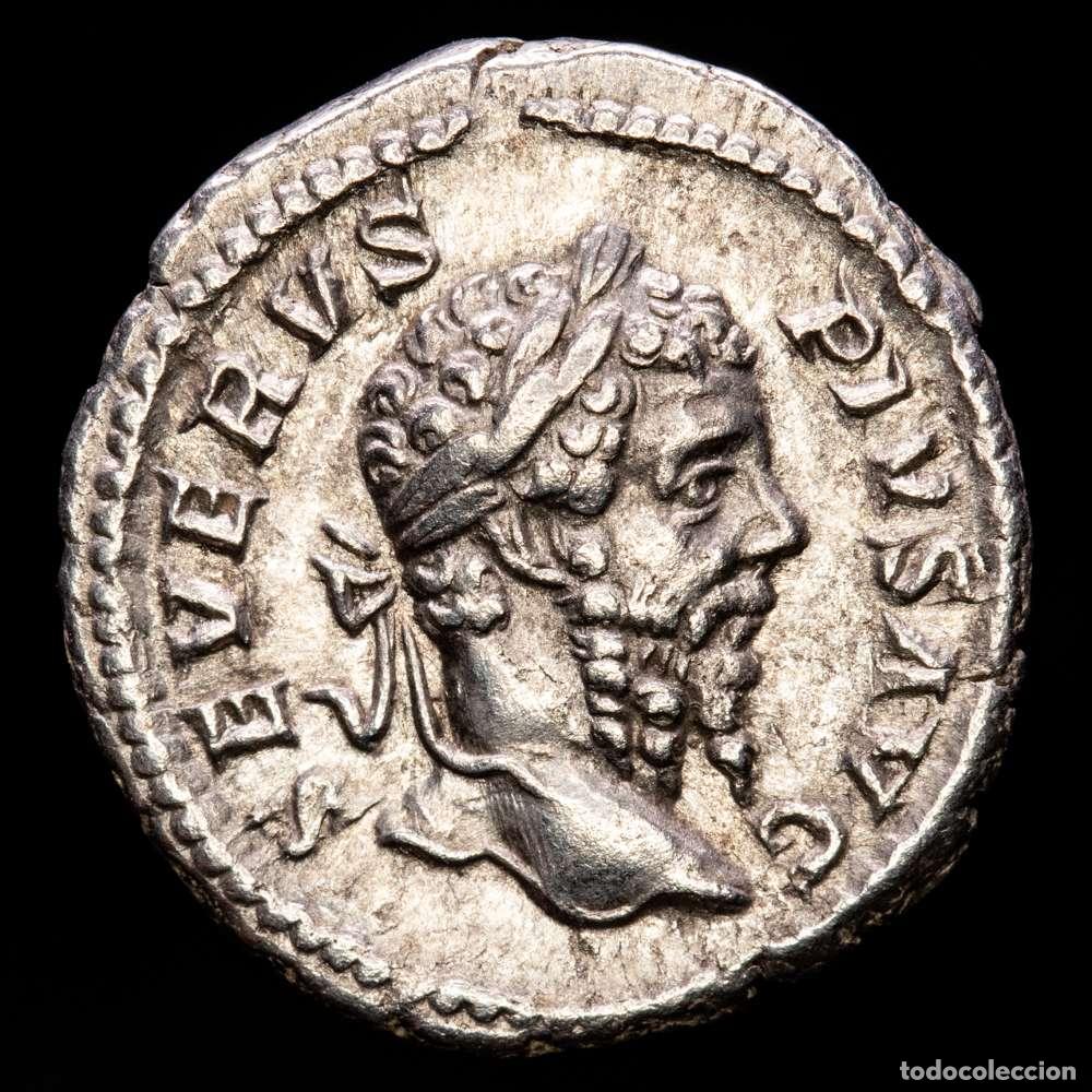 Material numism&aacute;tico: Septimio Severo. Denario. 210 d.C. Roma. (Ric-IV 241). (Bmcre-26). (Rsc-542). Ag. 3,09 g. MBC+/MBC.