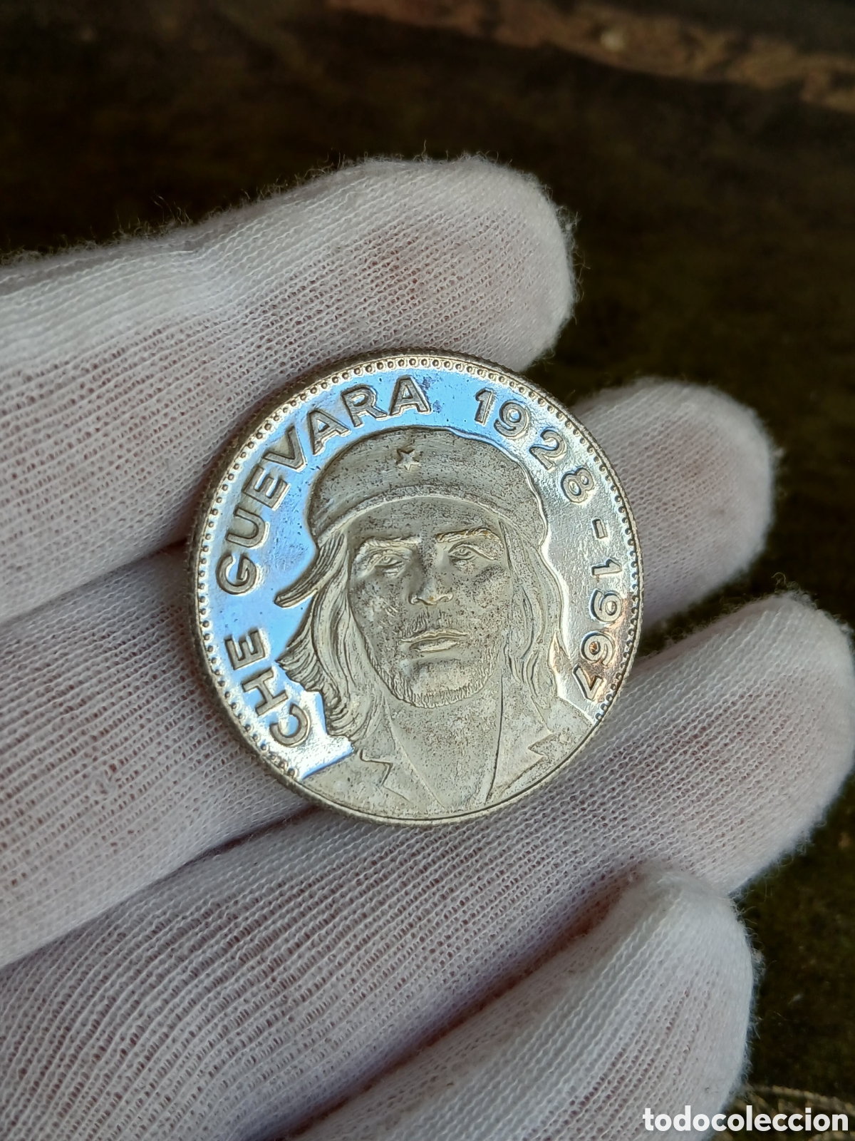 Material numism&aacute;tico: L229P14 Pieza conmemorativa del Che en plata - Foto 3